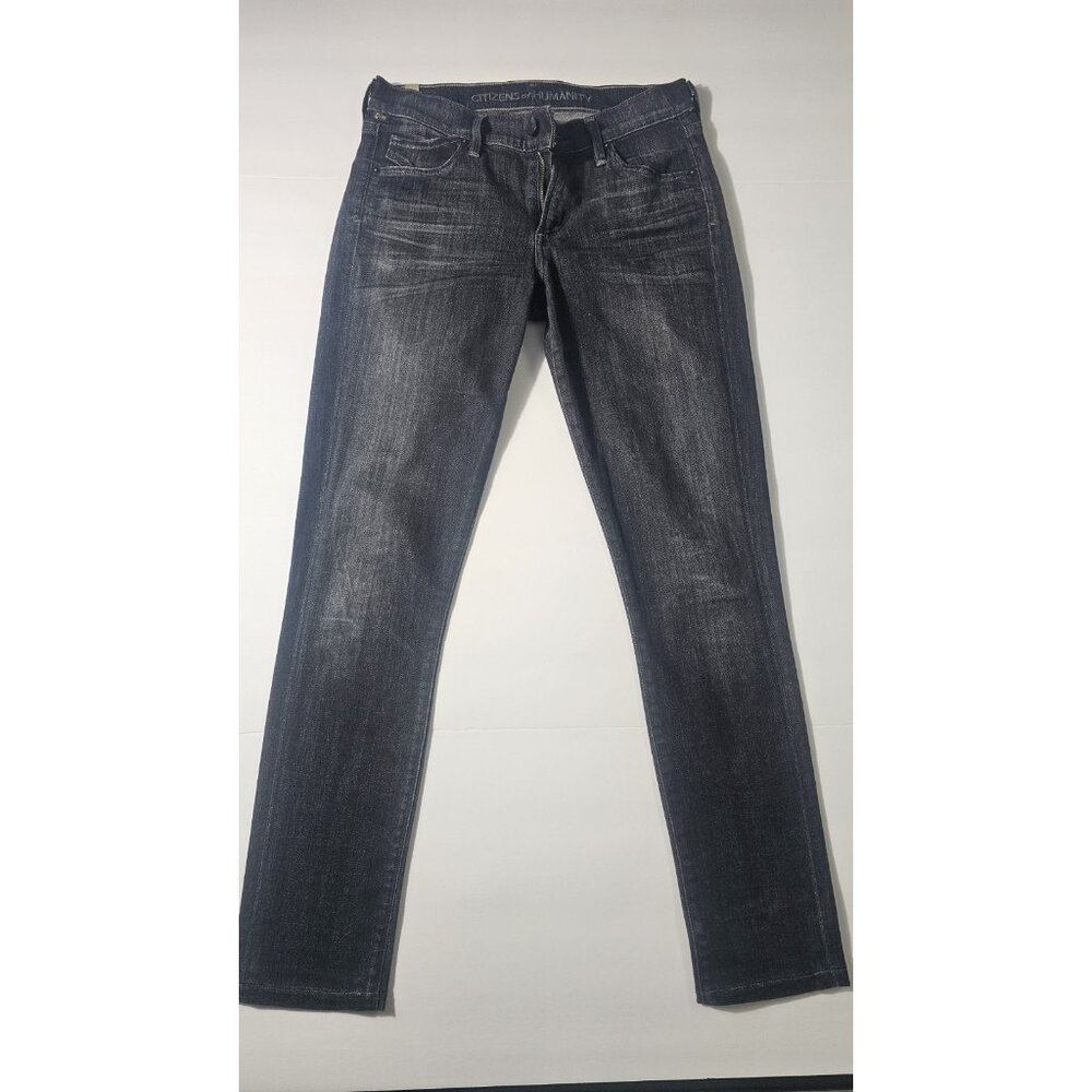 COH CITIZENS OF HUMANITY Avedon Skinny Women 25 Charcoal Black Denim Jeans(HL295